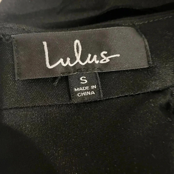 Lulus Loving You is Easy Black Skater Dress Size Small - Picture 8 of 8